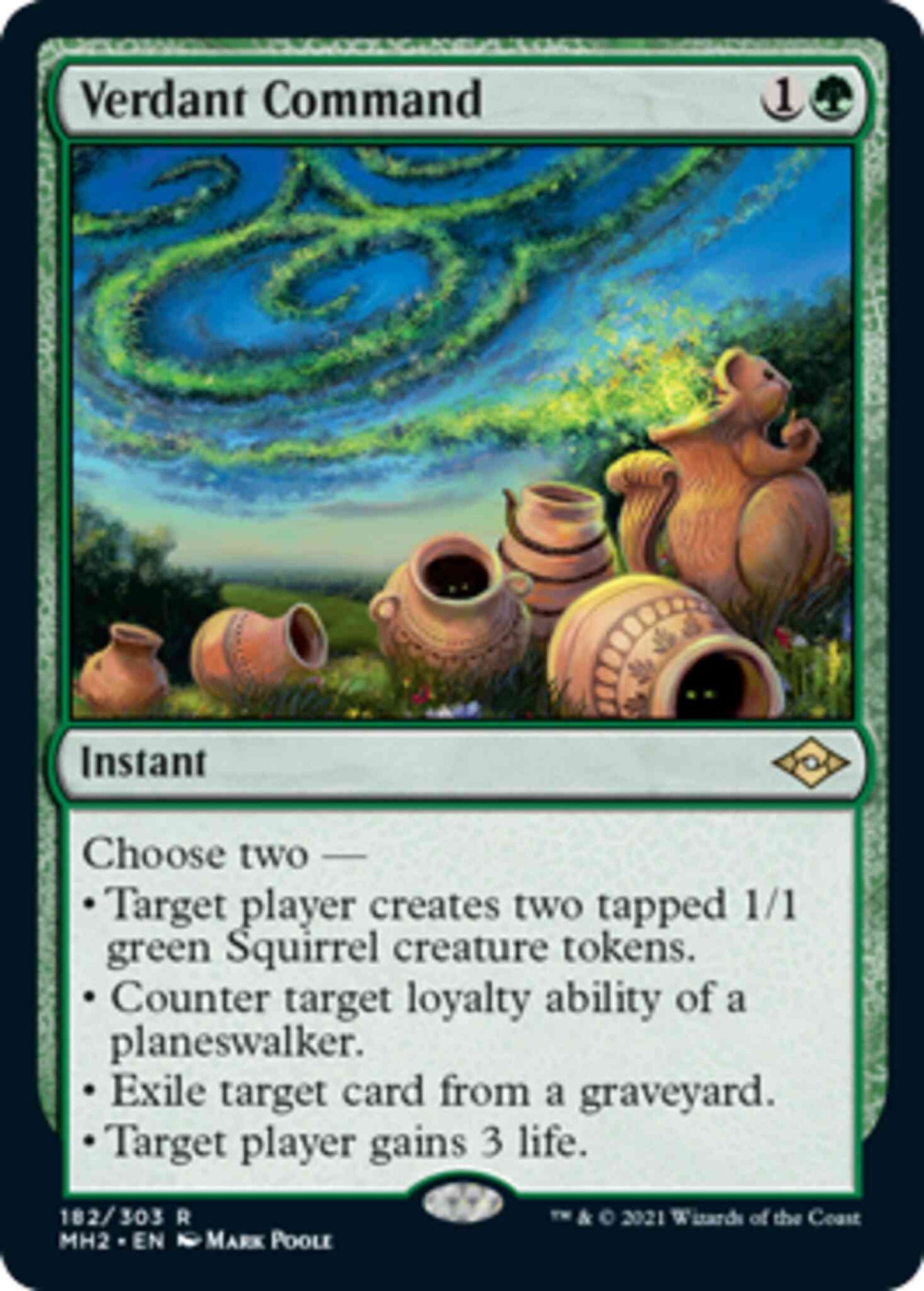 Verdant Command [182] [Modern Horizons 2] [Non-Foil]
