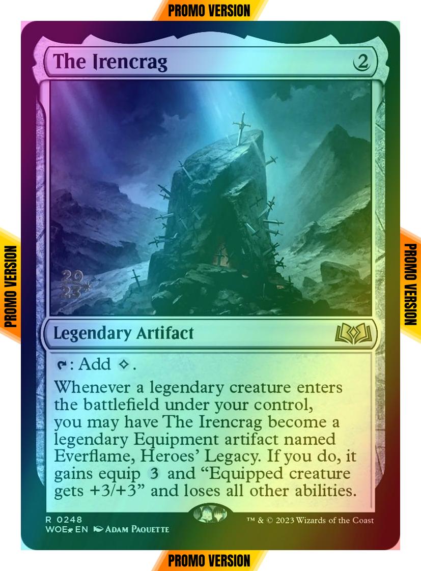 The Irencrag [248s] [Prerelease] [Wilds of Eldraine: Promos] [Foil]
