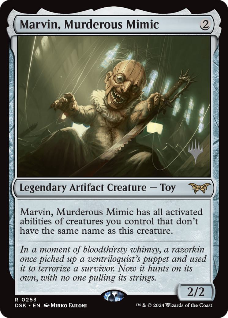 Marvin, Murderous Mimic [253p] [Promo Pack] [Duskmourn: House of Horror: Promos] [Foil]
