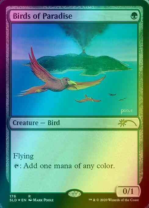 Birds of Paradise [0176] [Mark Poole] [Secret Lair Drop] [Foil]