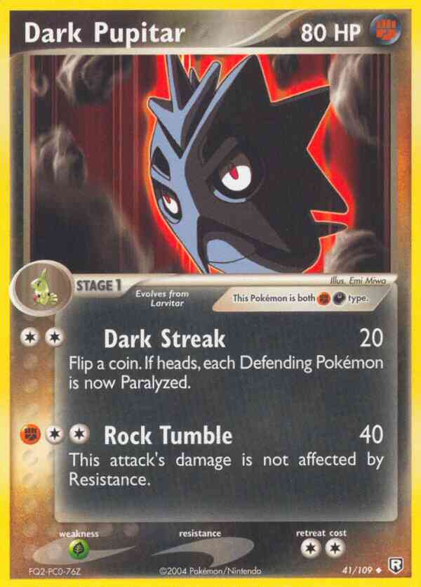 Dark Pupitar - 41/109 - Uncommon [ex7-41] [Non-Holo]