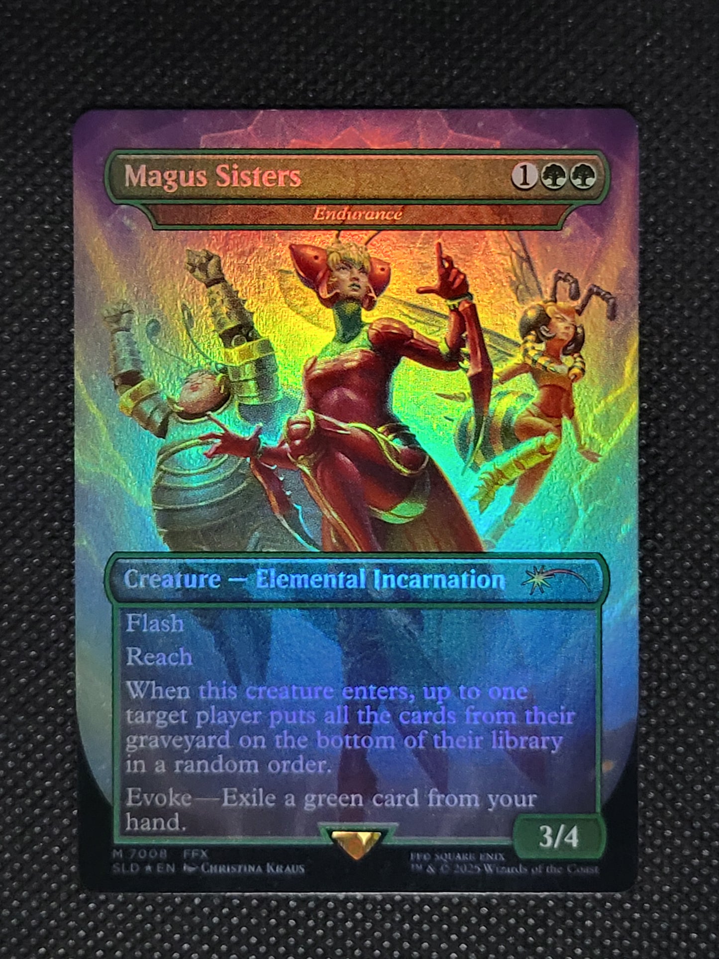 Magus Sisters - Endurance — Borderless|FINAL FANTASY|Foil — ID 19091