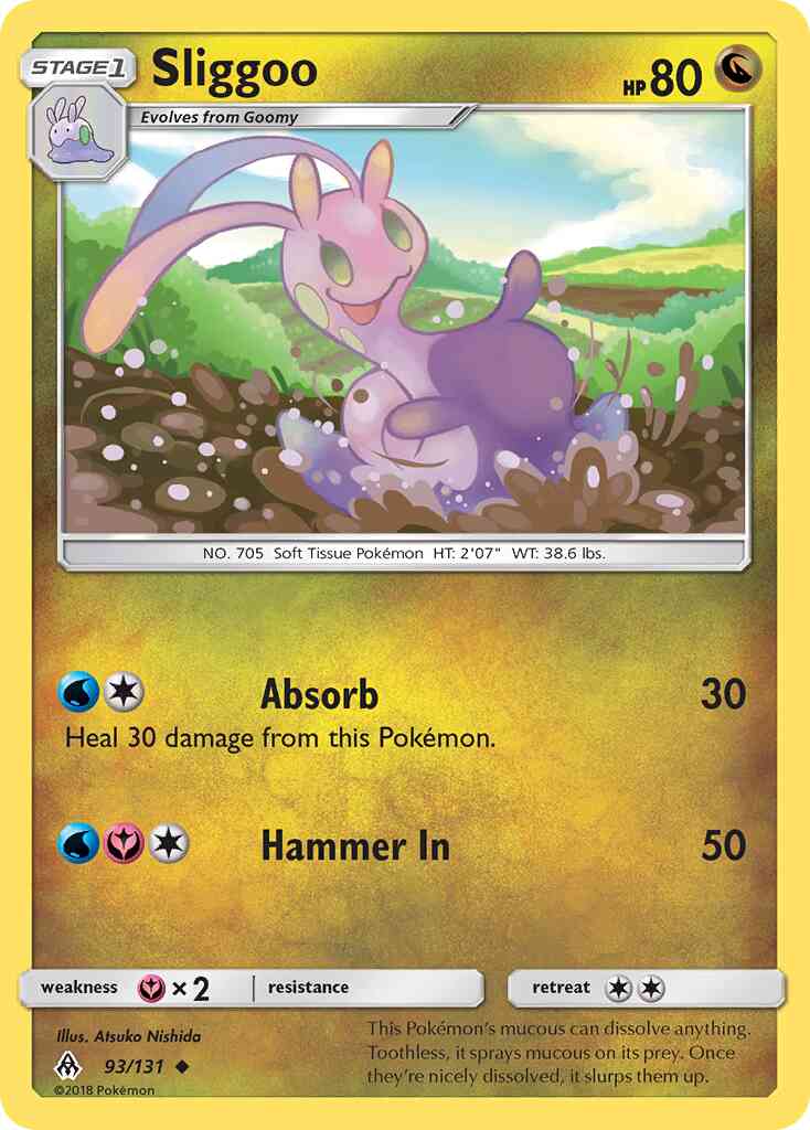 Sliggoo - 93/131 - Uncommon [sm6-93] [Non-Holo]