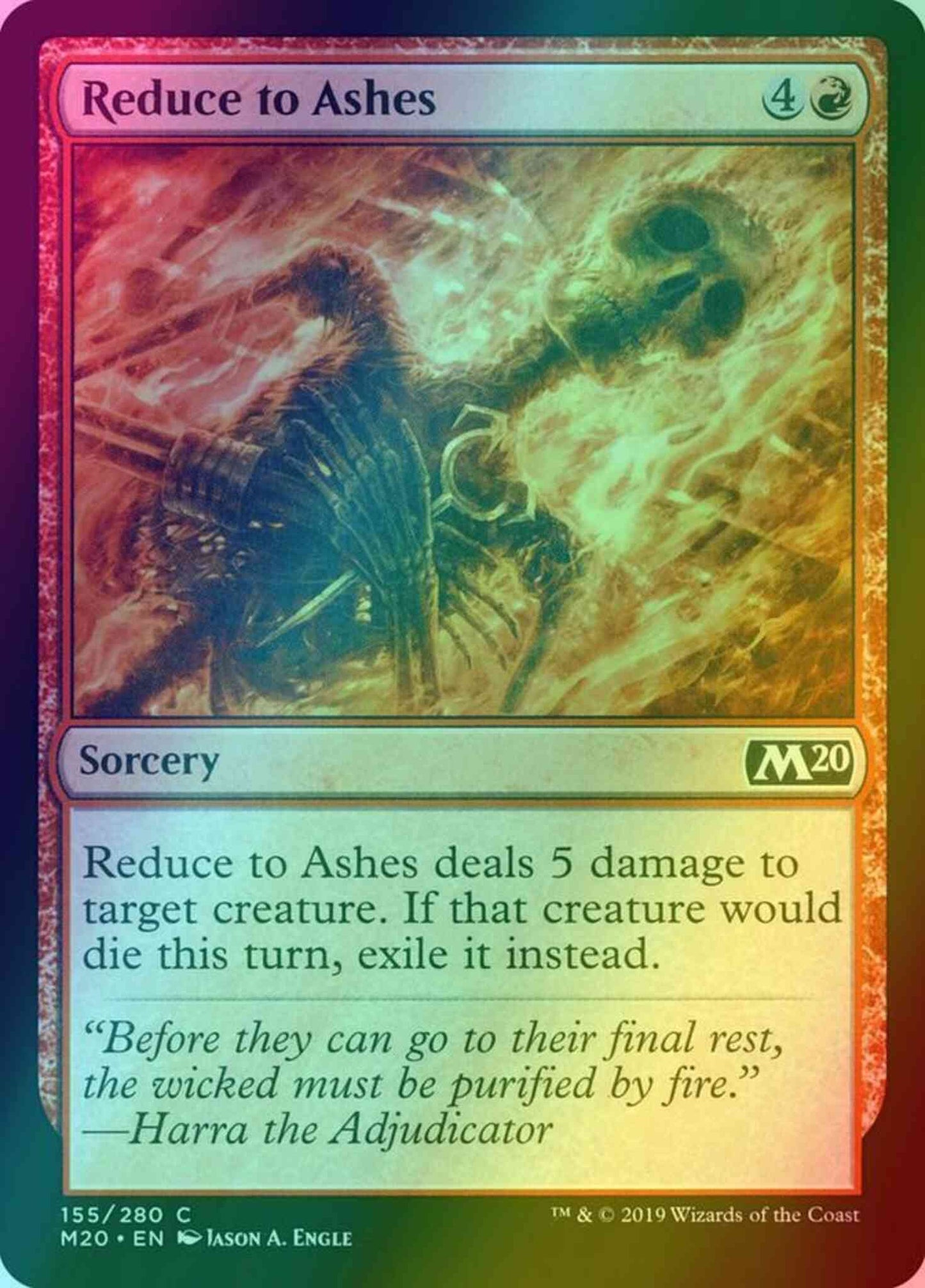 Reduce to Ashes [155] [Core Set 2020] [Foil]