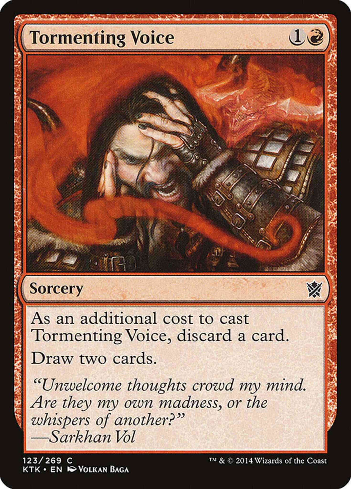Tormenting Voice [123] [Khans Of Tarkir] [Non-Foil]