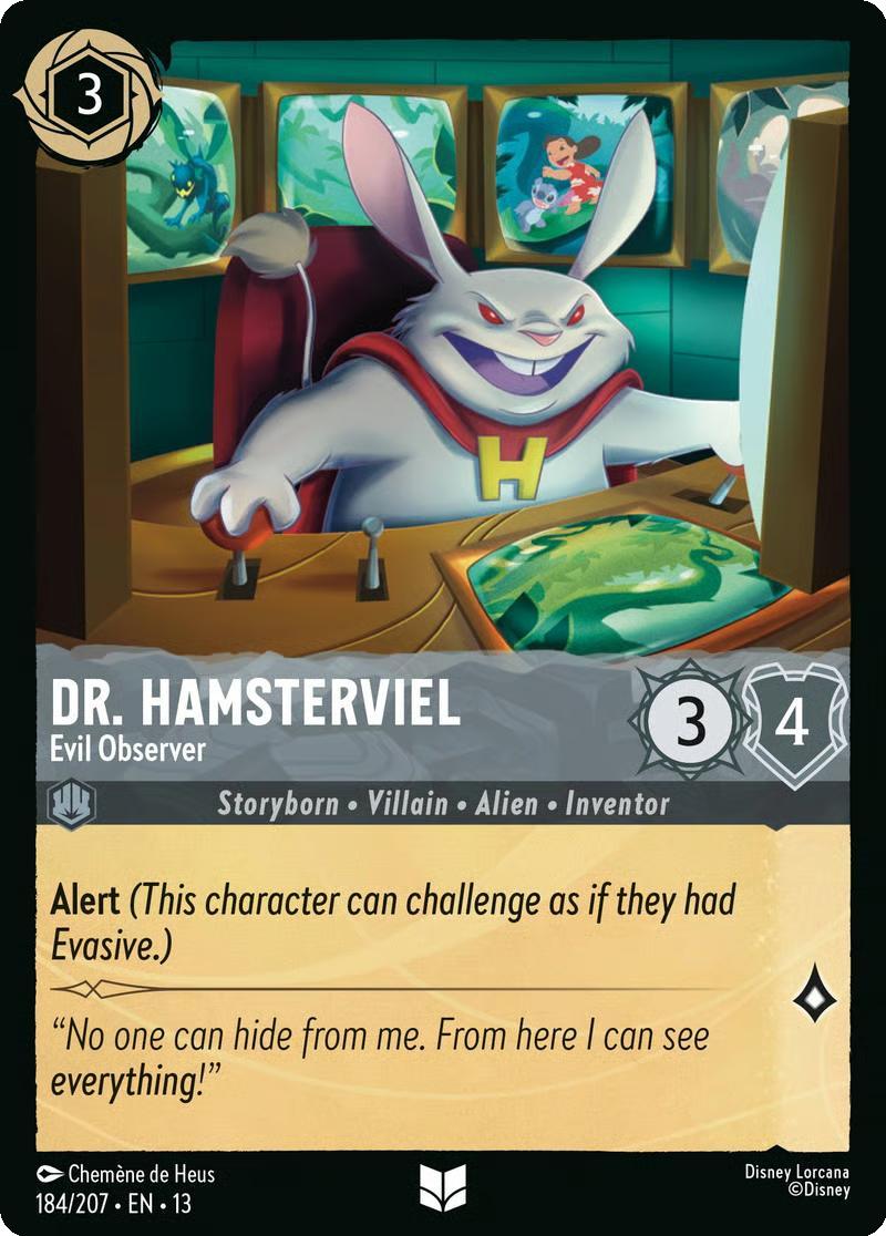 Dr. Hamsterviel - Evil Observer - 184/204 [Attack of the Vine!] [Non-Foil]