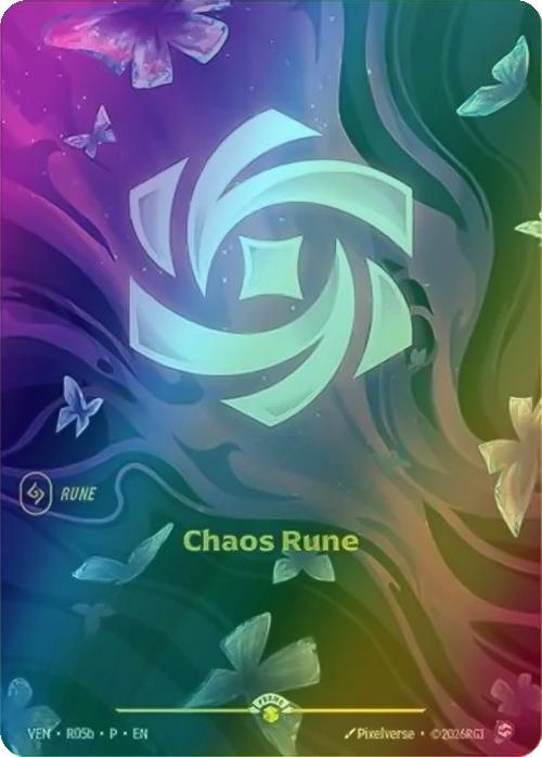 Chaos Rune (Vendetta) - R05b [Riftbound Organized Play Promotional Cards] [Foil]