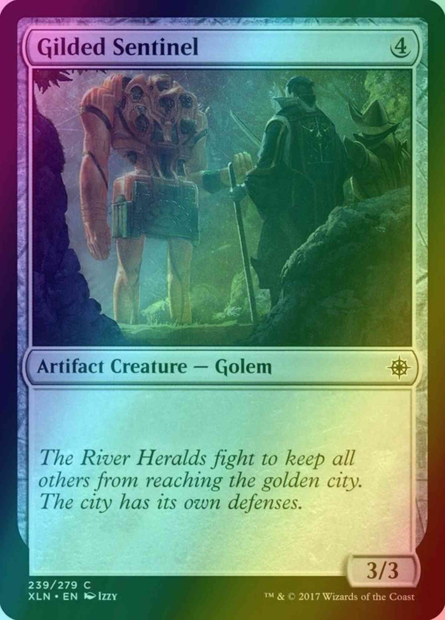Gilded Sentinel [239] [Ixalan] [Foil]