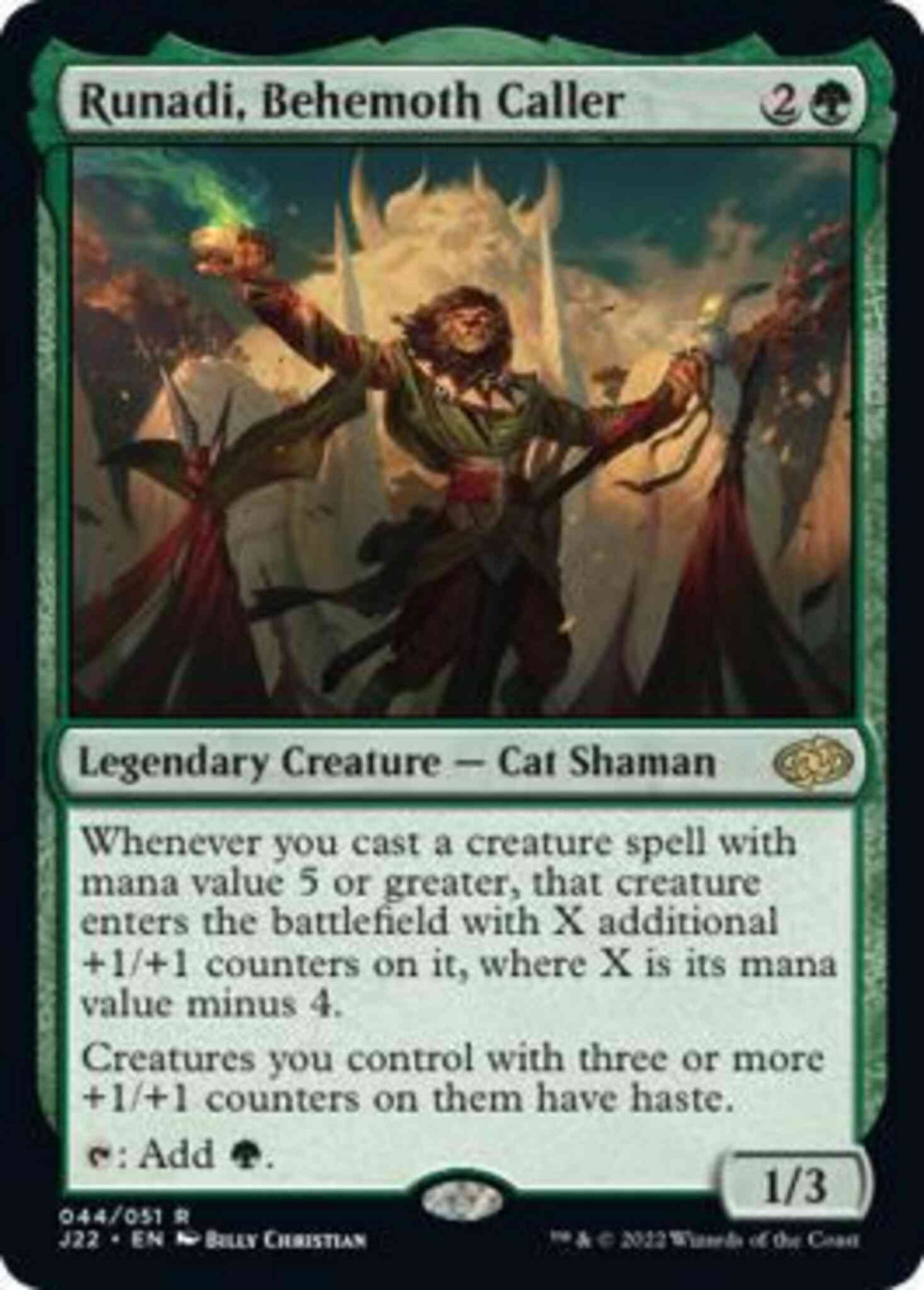 Runadi, Behemoth Caller [44] [Jumpstart 2022] [Non-Foil]