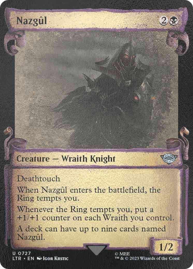 Nazgûl [727] [Scrolls Showcase] [The Lord of the Rings: Tales of Middle-earth] [Silver Foil]