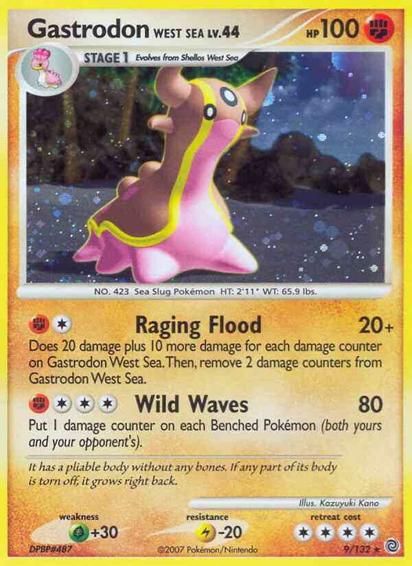 Gastrodon West Sea - 9/132 - Rare Holo [dp3-9] [Holo]
