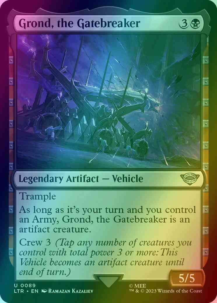 Grond, the Gatebreaker [89] [The Lord of the Rings: Tales of Middle-earth] [Foil]