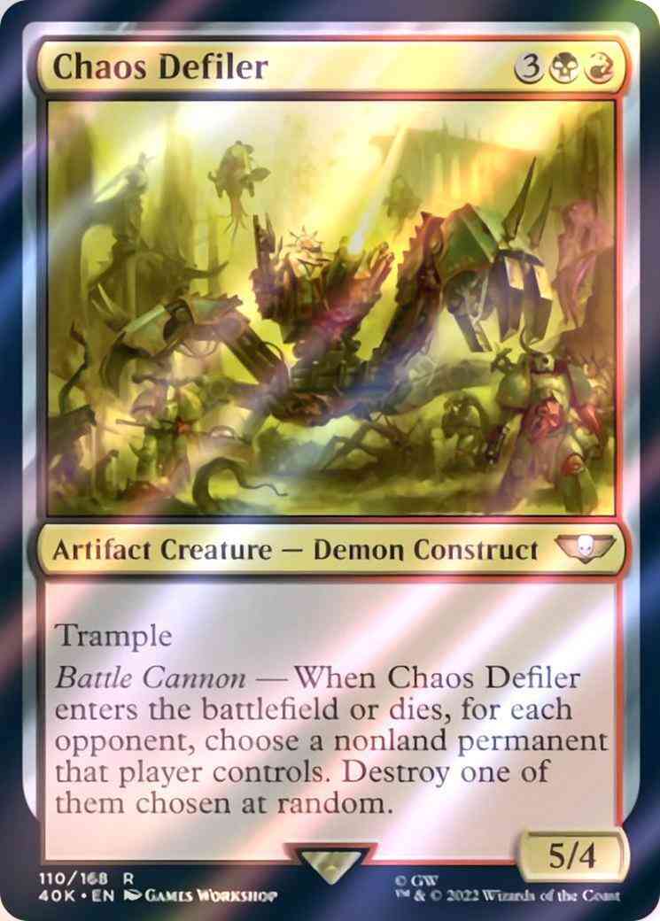 Chaos Defiler [110] [Universes Beyond: Warhammer 40,000] [Surge Foil]