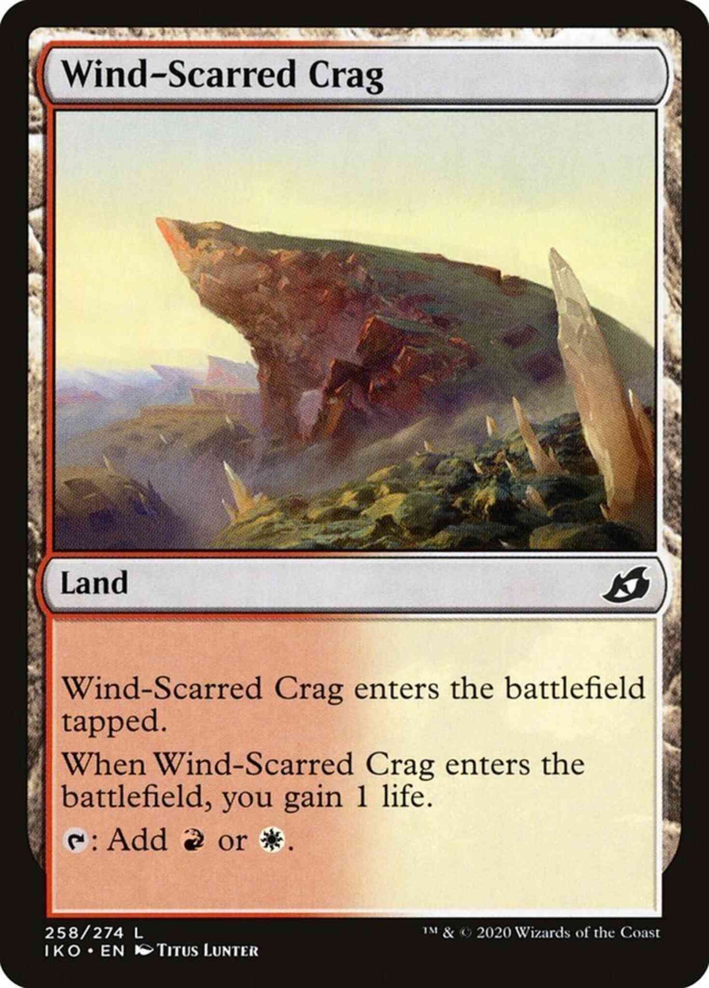 Wind-Scarred Crag [258] [Ikoria: Lair of Behemoths] [Non-Foil]