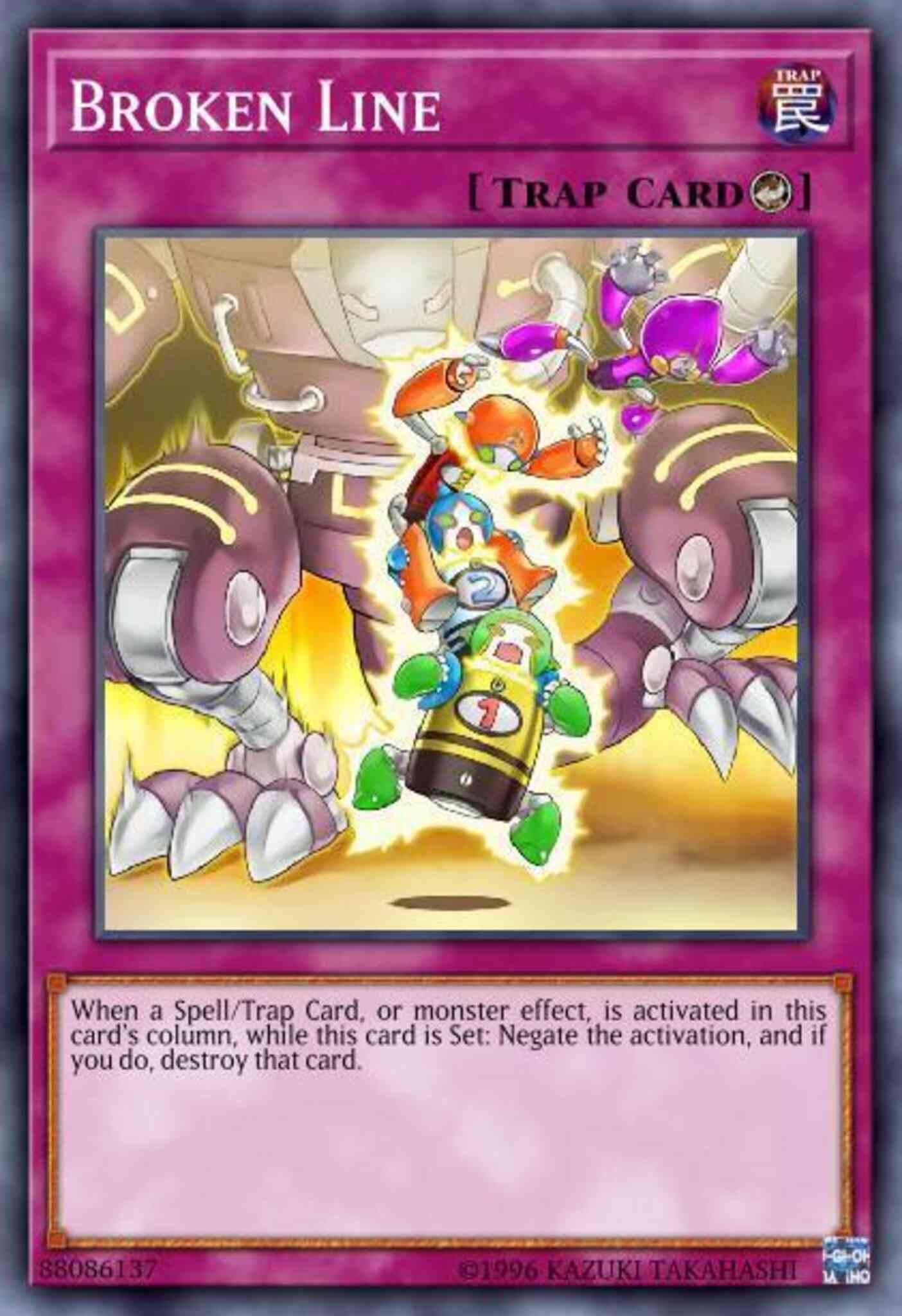 Broken Line - MP18-EN156 - Ultra Rare - 1st Edition