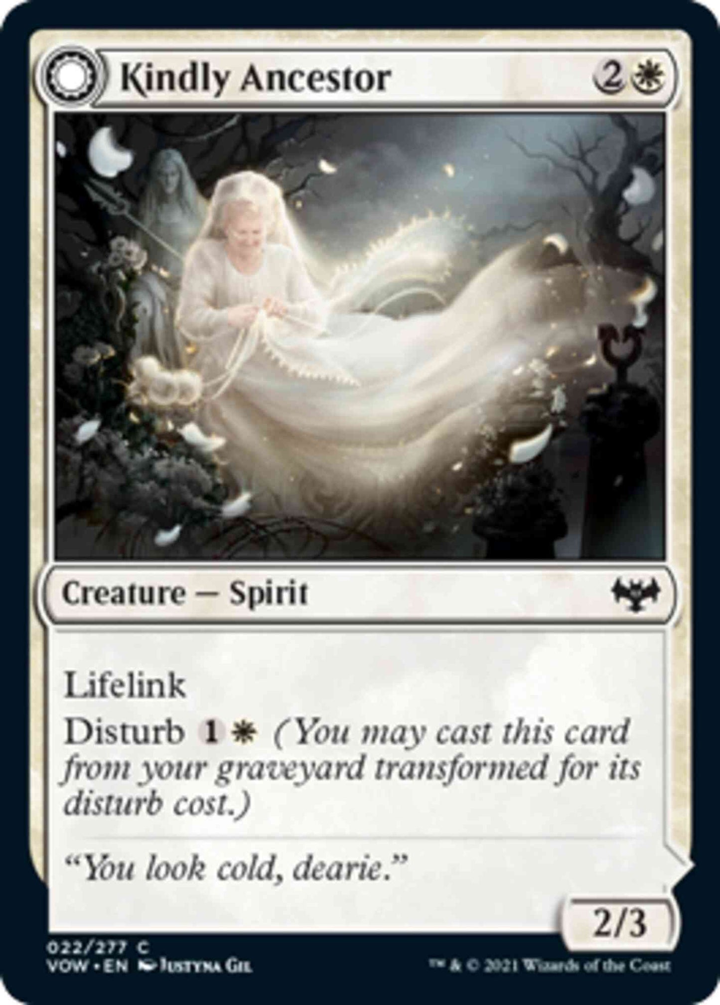 Kindly Ancestor // Ancestor's Embrace [22] [Innistrad: Crimson Vow] [Non-Foil]