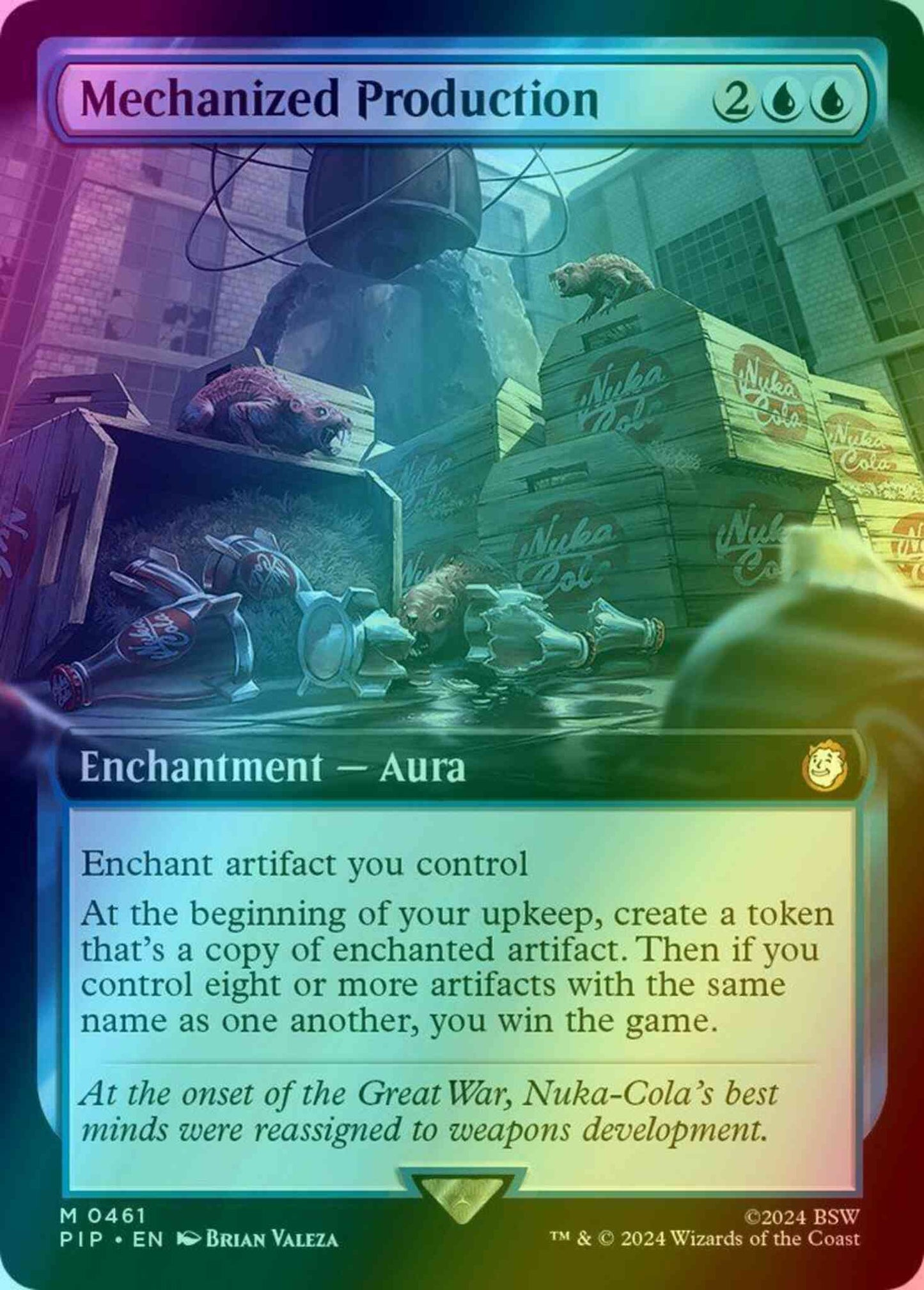 Mechanized Production [461] [Extended Art] [Fallout] [Foil]