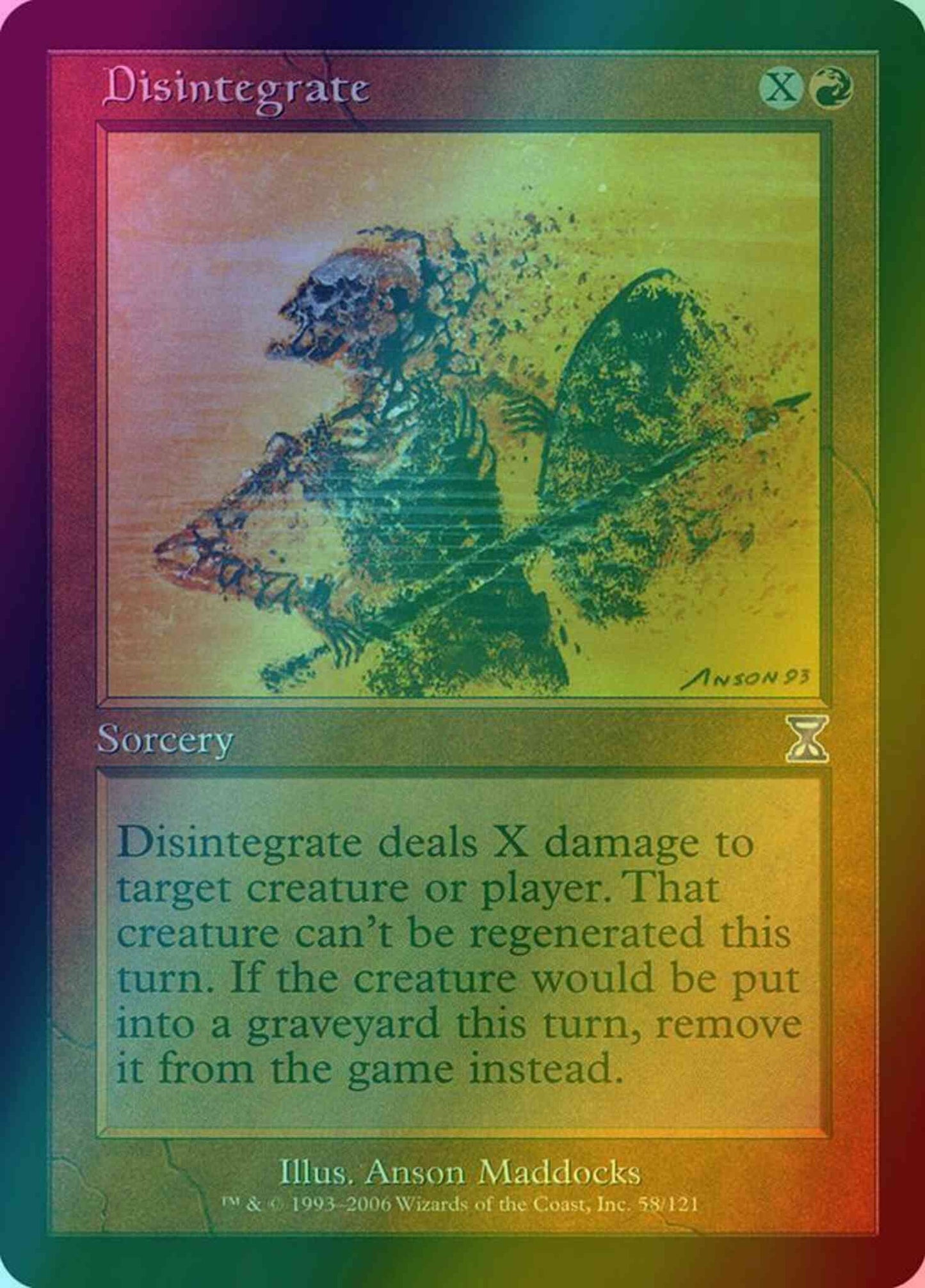 Disintegrate [58] [Time Spiral Timeshifted] [Foil]