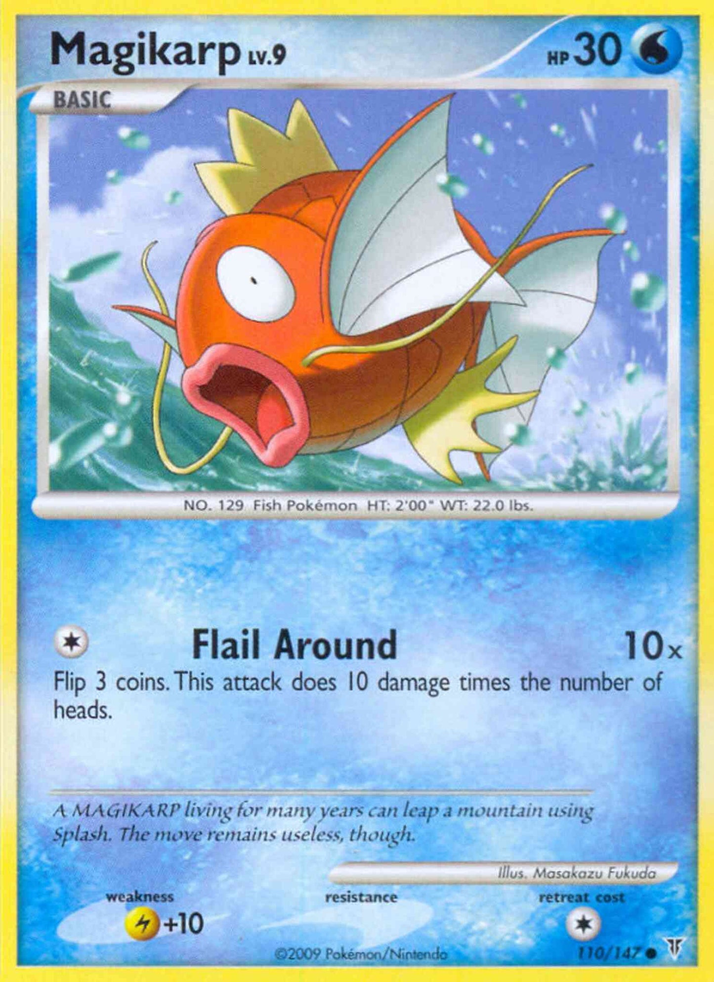 Magikarp - 110/147 - Common [pl3-110] [Non-Holo]