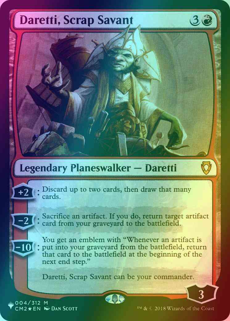 Daretti, Scrap Savant [CM2-4] [The List] [Foil]