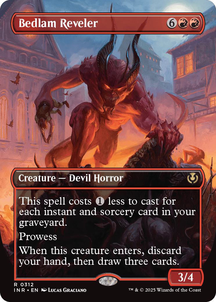 Bedlam Reveler [312] [Borderless] [Innistrad Remastered] [Non-Foil]
