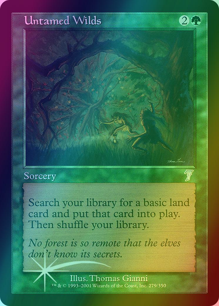 Untamed Wilds [279x] [Seventh Edition] [Foil]