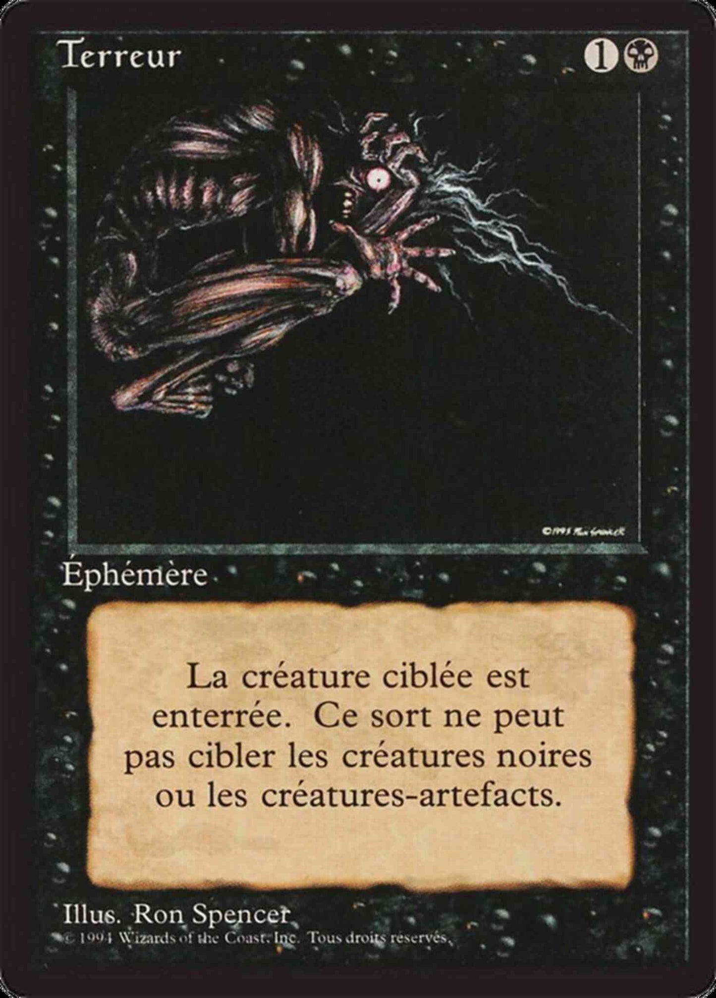 Terror - French [132] [Foreign Black Border: French] [Non-Foil]