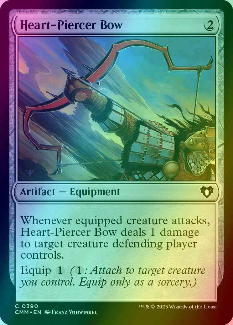 Heart-Piercer Bow [390] [Commander Masters] [Foil]
