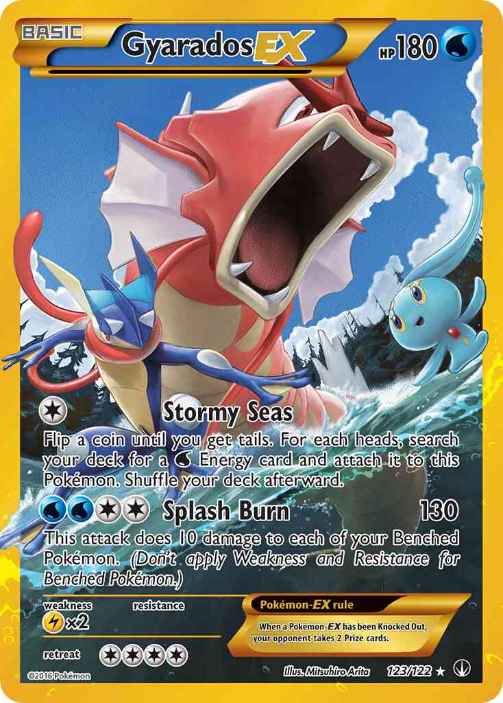 Gyarados-EX - 123/122 - Rare Secret [xy9-123] [Secret]