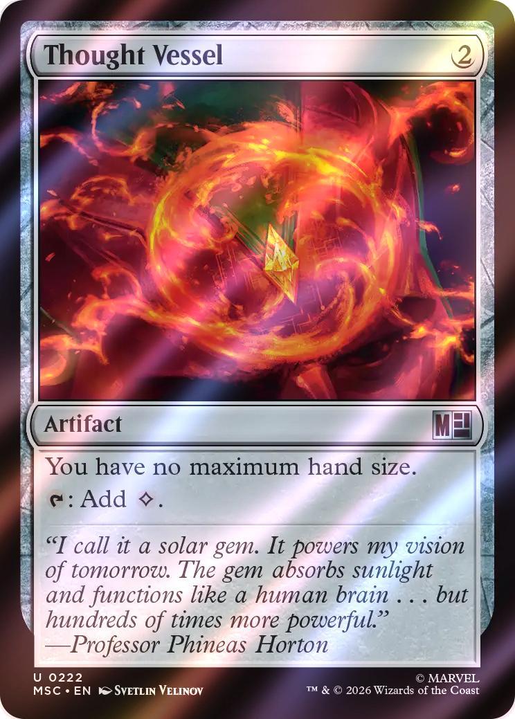 Thought Vessel [222] [Marvel Super Heroes: Commander] [Surge Foil]