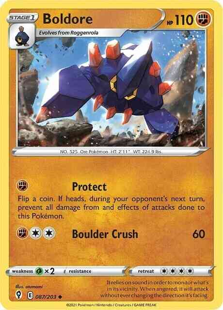 Boldore - 087/203 - Uncommon [swsh7-087] [Non-Holo]