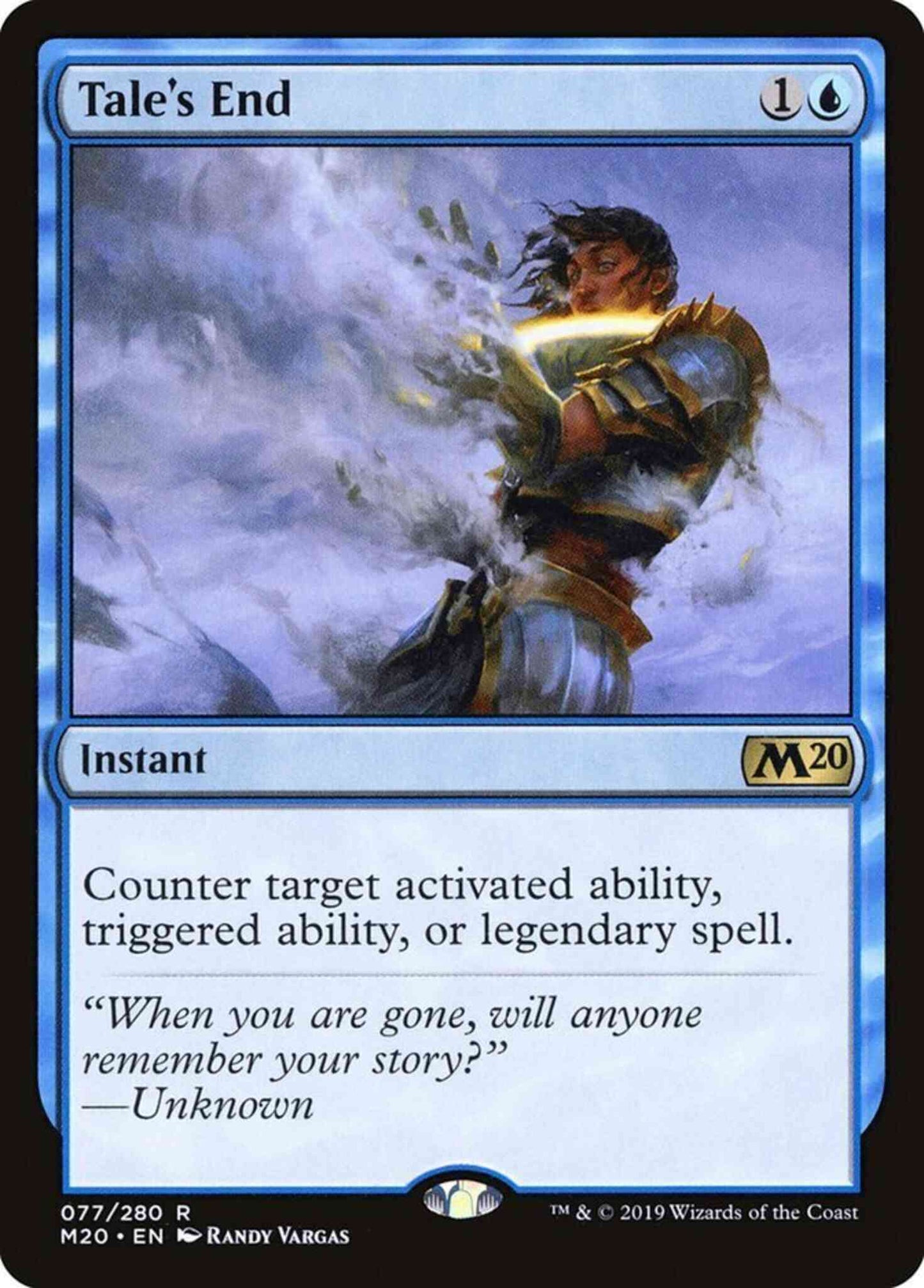 Tale's End [77] [Core Set 2020] [Non-Foil]
