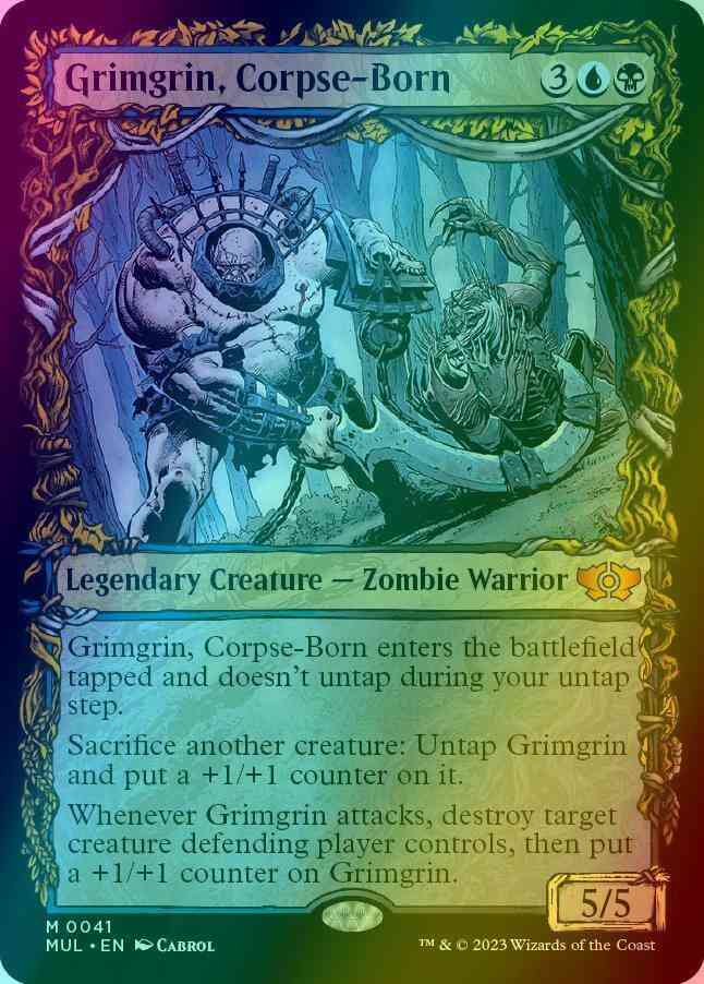 Grimgrin, Corpse-Born [41] [Planar Showcase] [Multiverse Legends] [Foil]