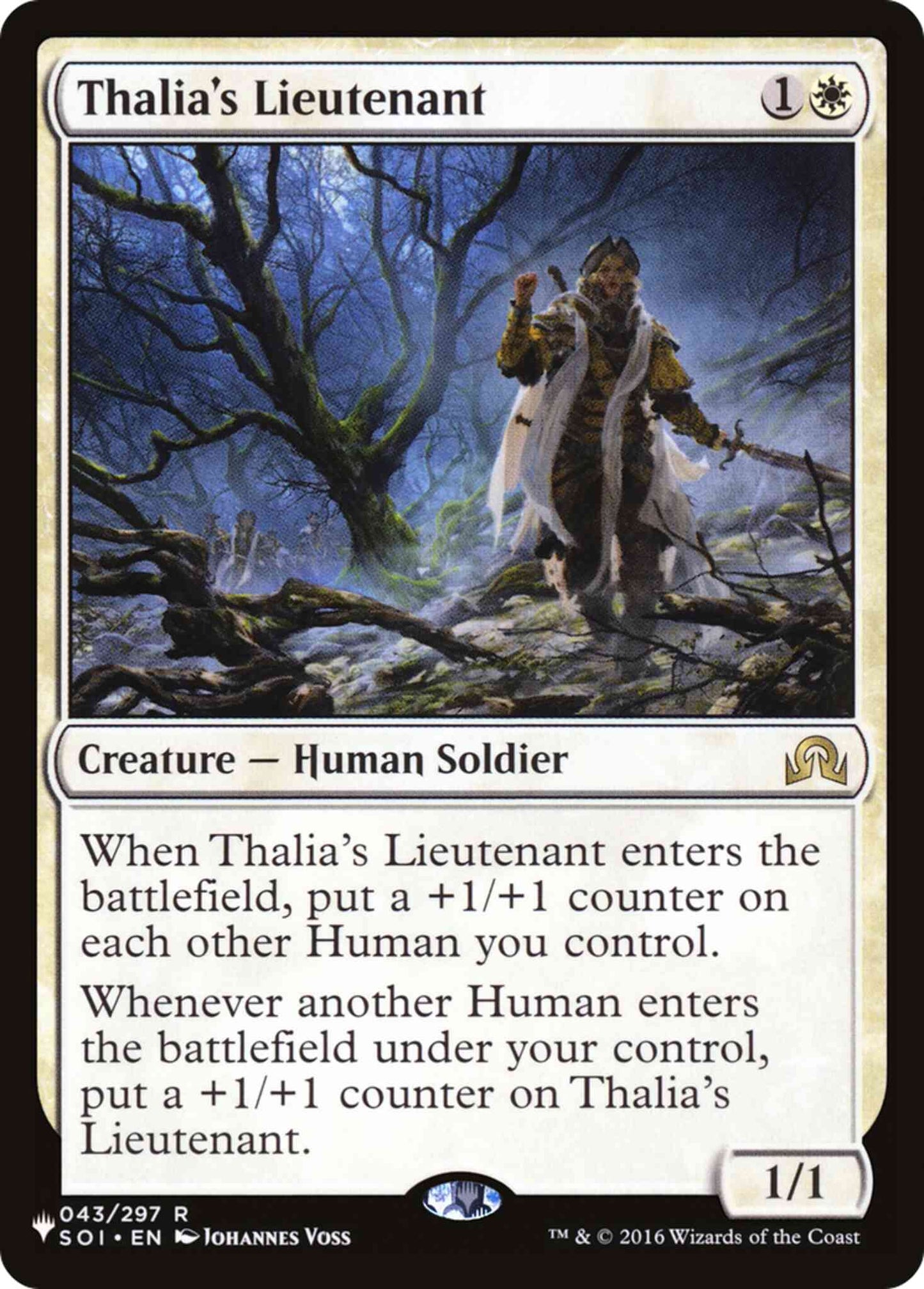 Thalia's Lieutenant [SOI-43] [The List] [Non-Foil]