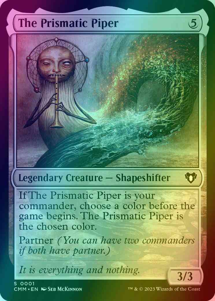 The Prismatic Piper [1] [Commander Masters] [Foil]