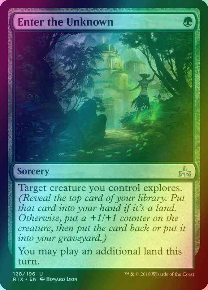 Enter the Unknown [128] [Rivals of Ixalan] [Foil]