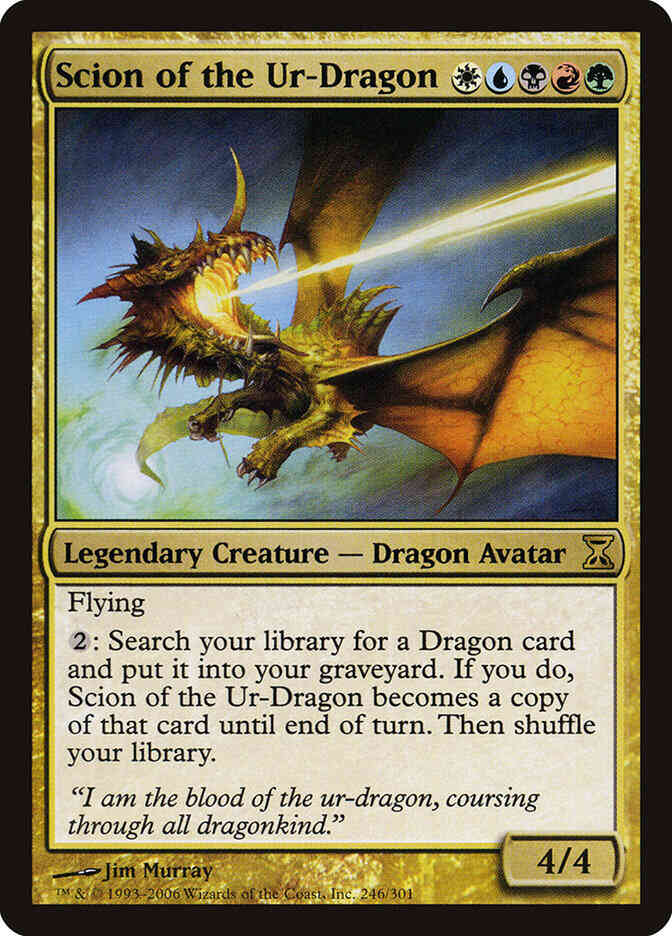 Scion of the Ur-Dragon [246] [Time Spiral] [Non-Foil]