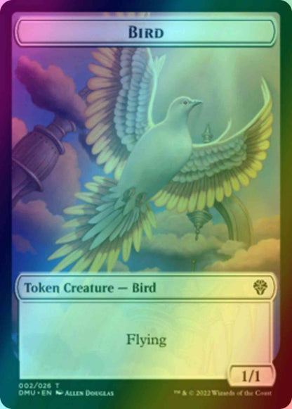 Bird Token (02) // Stangg Twin Token (21) [DMU/DMC Set Symbol] [Dominaria United: Tokens] [Foil]