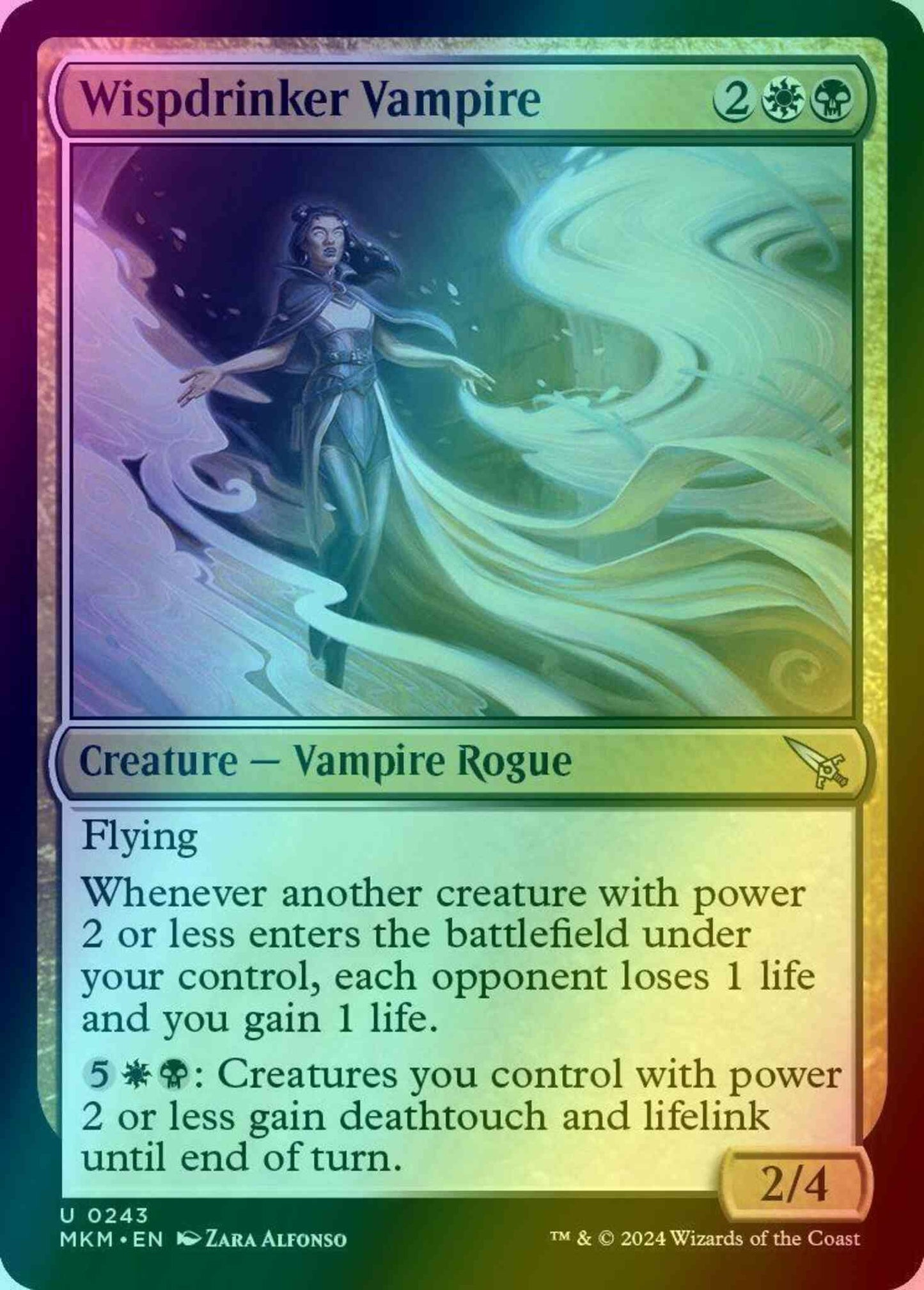 Wispdrinker Vampire [243] [Murders at Karlov Manor] [Foil]