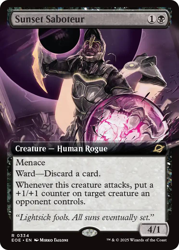 Sunset Saboteur [334] [Extended Art] [Edge of Eternities] [Non-Foil]