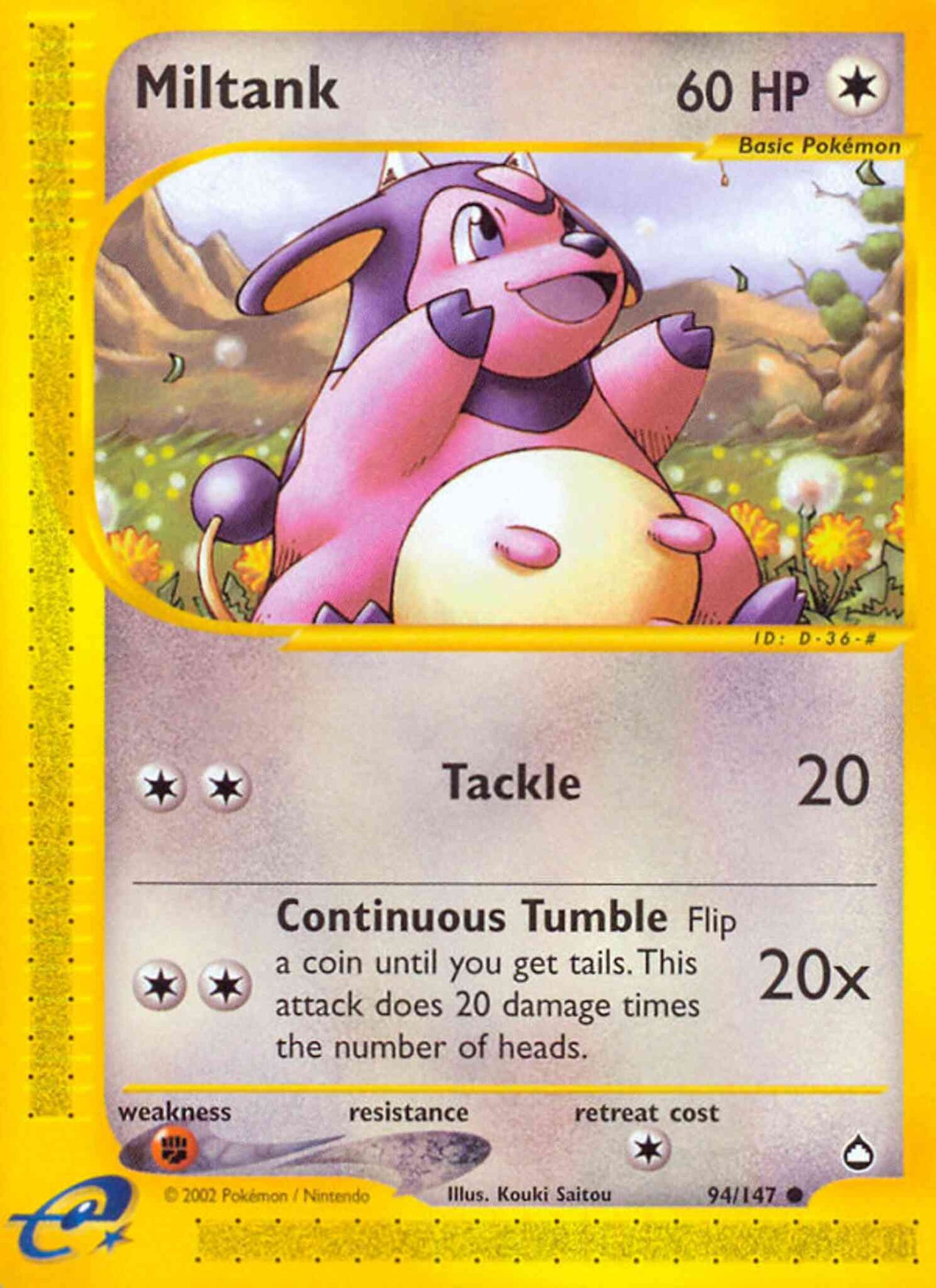 Miltank - 94/147 - Common [ecard2-94] [Non-Holo]