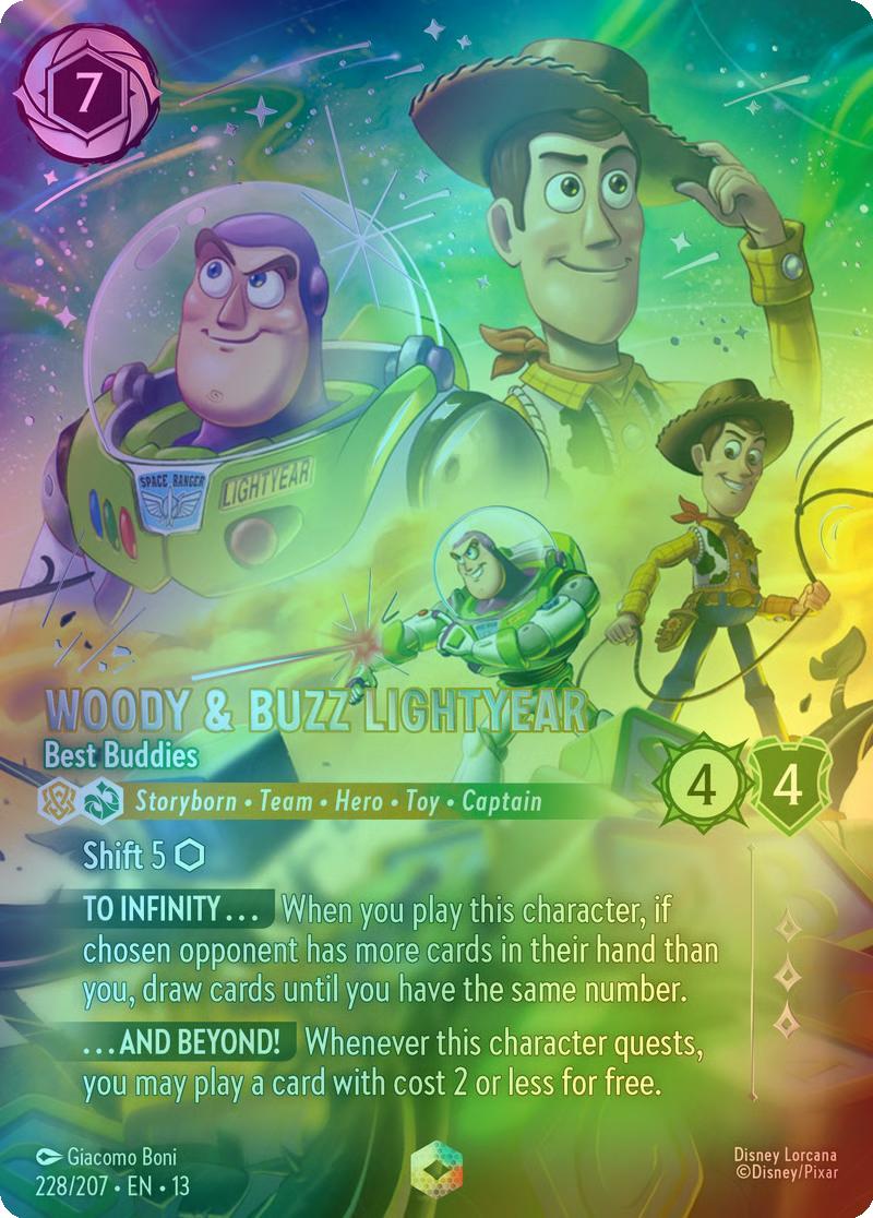 Woody & Buzz Lightyear - Best Buddies (Enchanted) - 228/204 [Attack of the Vine!] [Holofoil]