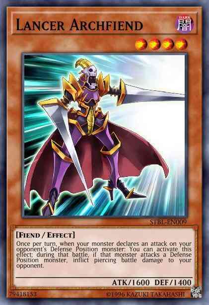 Lancer Archfiend - STBL-EN009 - Rare - 1st Edition