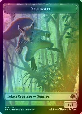 Goblin Token (07) // Squirrel Token (13) [Dominaria Remastered: Tokens] [Foil]
