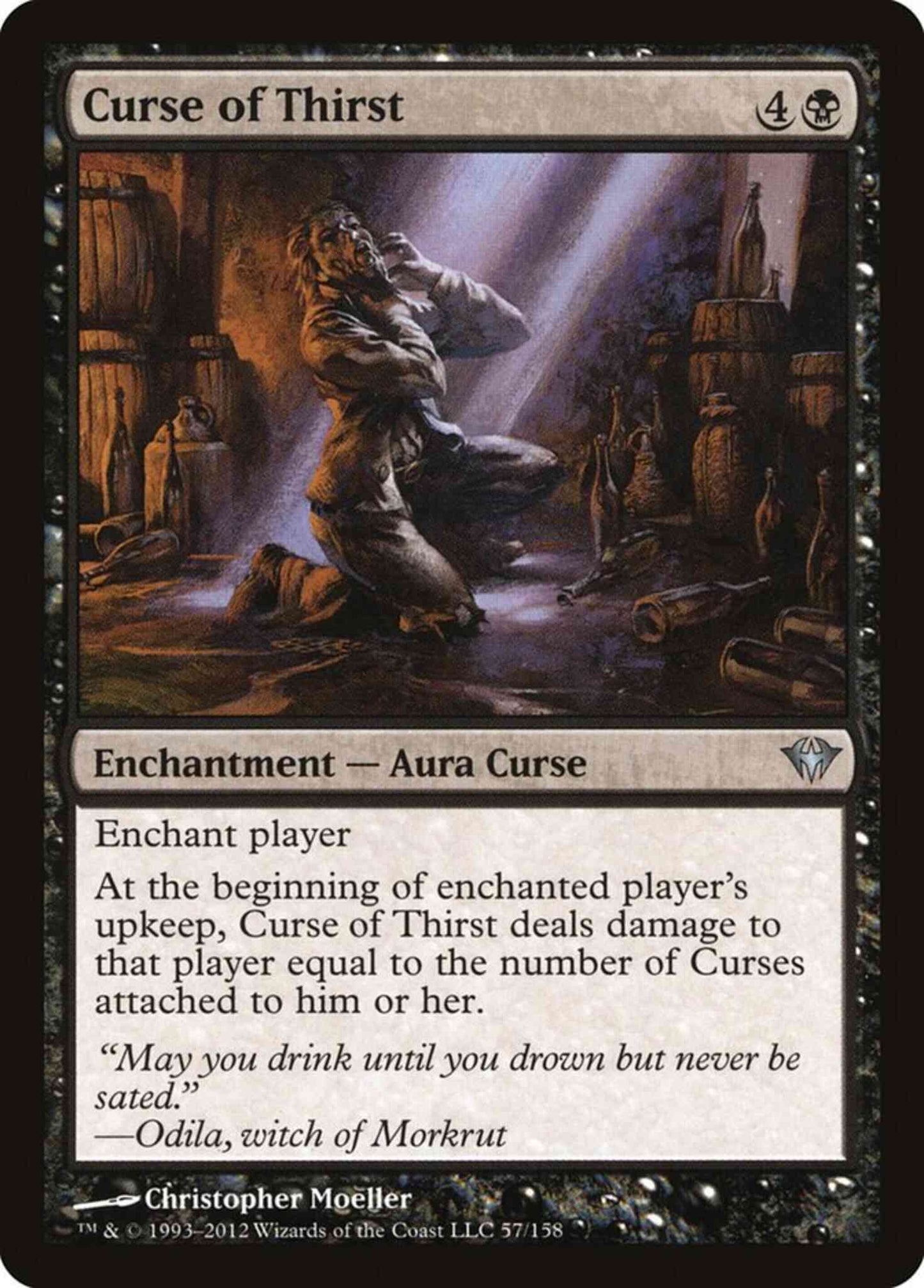 Curse of Thirst [57] [Dark Ascension] [Non-Foil]