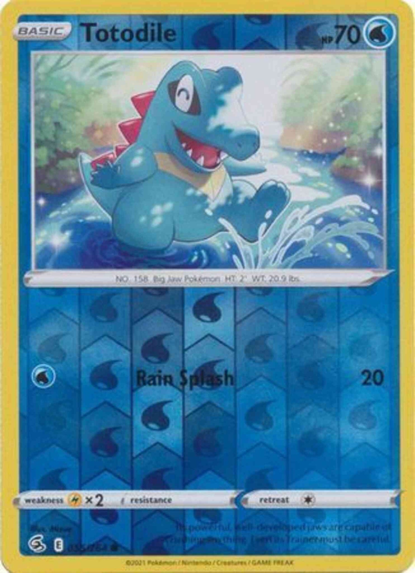 Totodile - 055/264 - Common [SWSH8-055] [Reverse Holo]