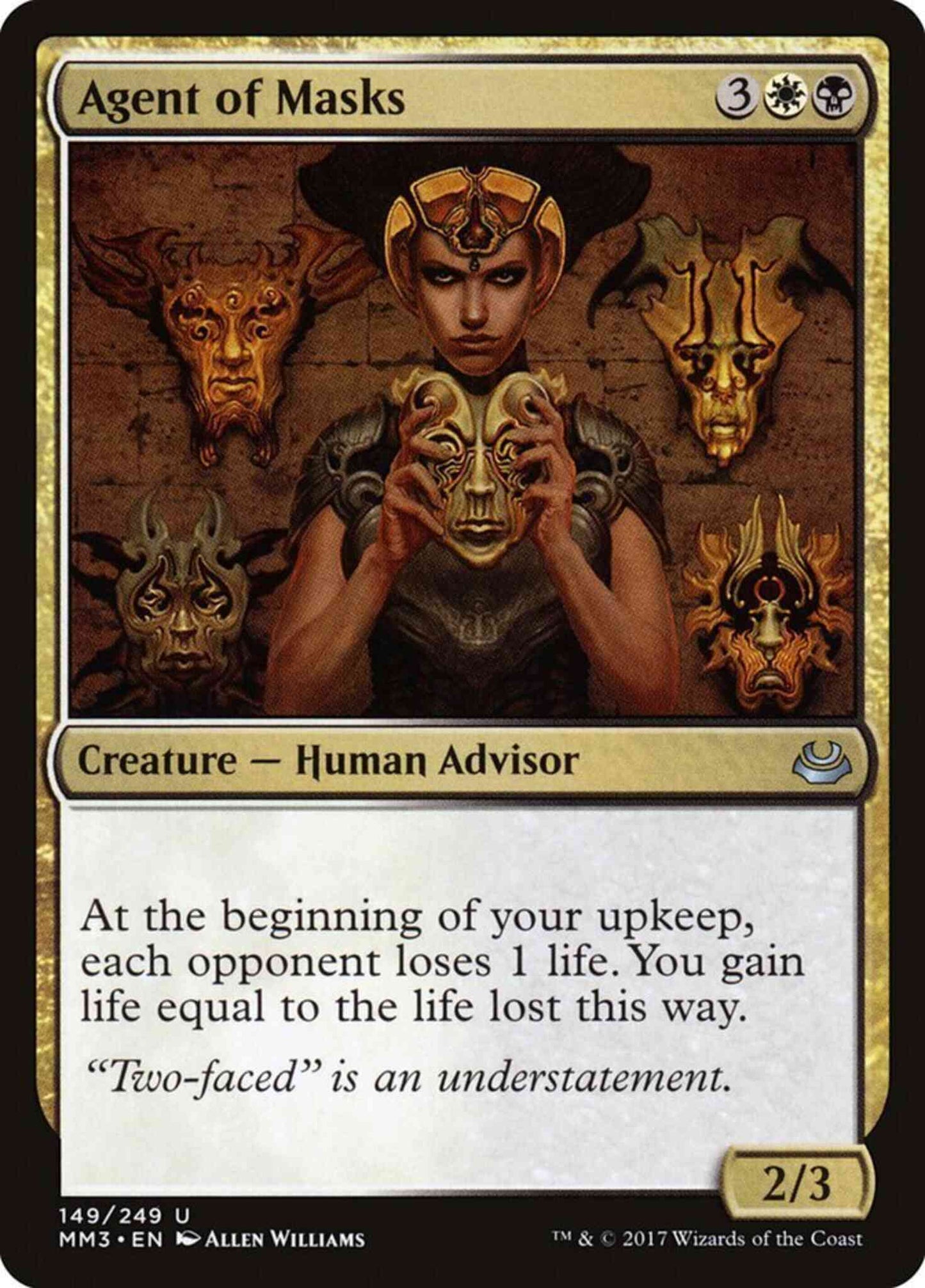 Agent of Masks [149] [Modern Masters 2017] [Non-Foil]