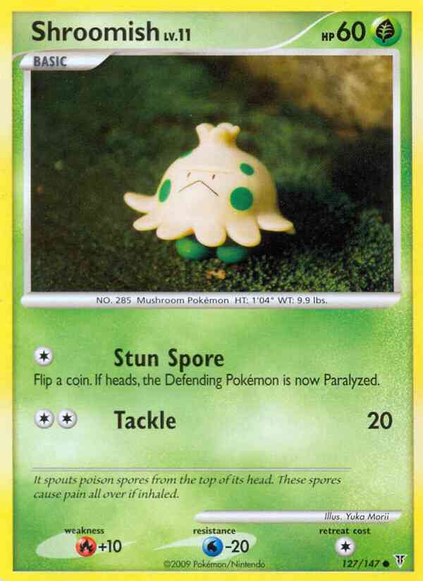 Shroomish - 127/147 - Common [pl3-127] [Reverse Holo]