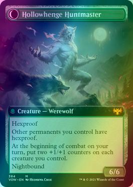 Avabruck Caretaker // Hollowhenge Huntmaster [384] [Extended Art] [Innistrad: Crimson Vow] [Foil]