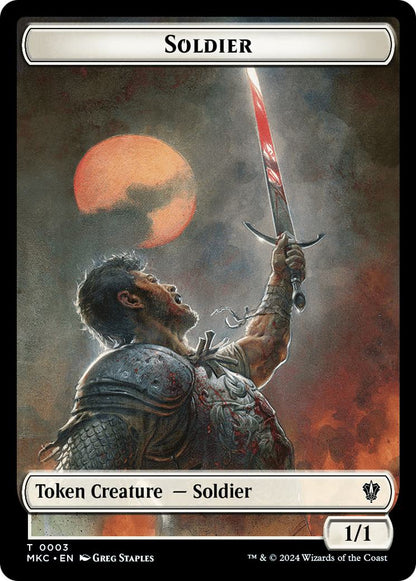 Kobolds of Kher Keep Token (12) // Soldier Token (03) [Murders at Karlov Manor: Commander: Tokens] [Non-Foil]